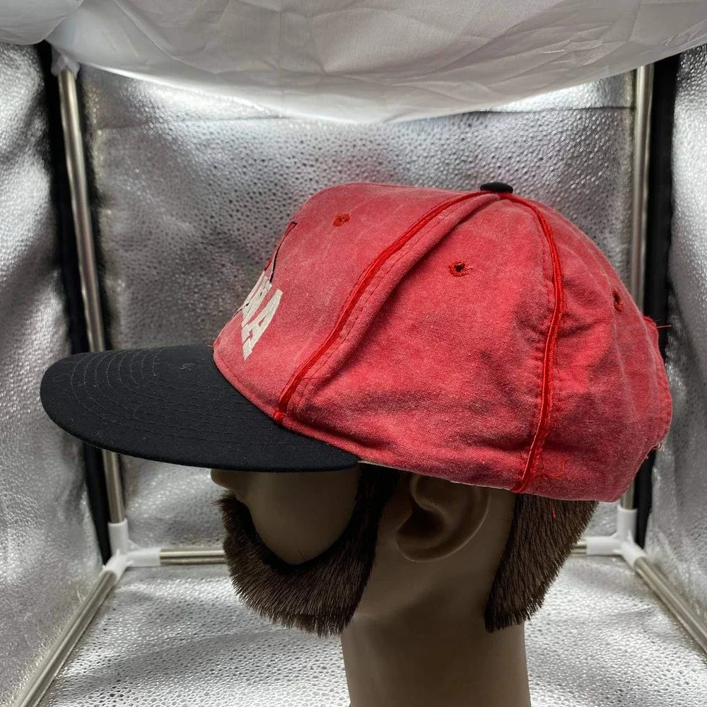 The Game Indiana Hoosiers‎ Hat Mens OSFA Red Black Snapback Vintage NCAA Cap